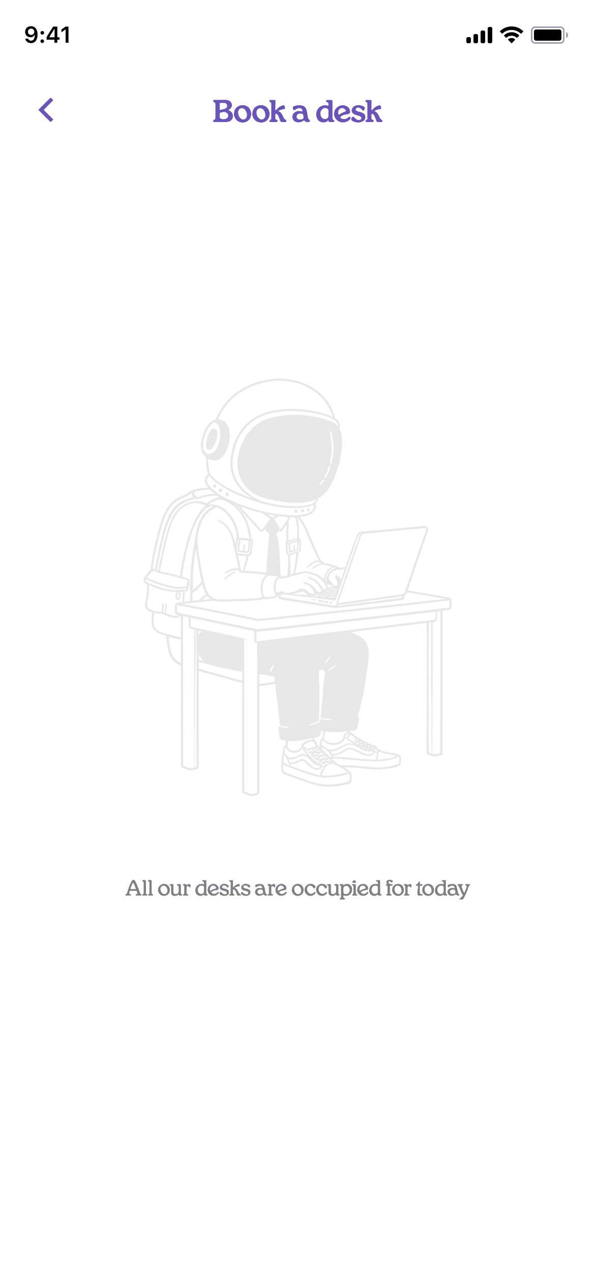 Drop-in app screen